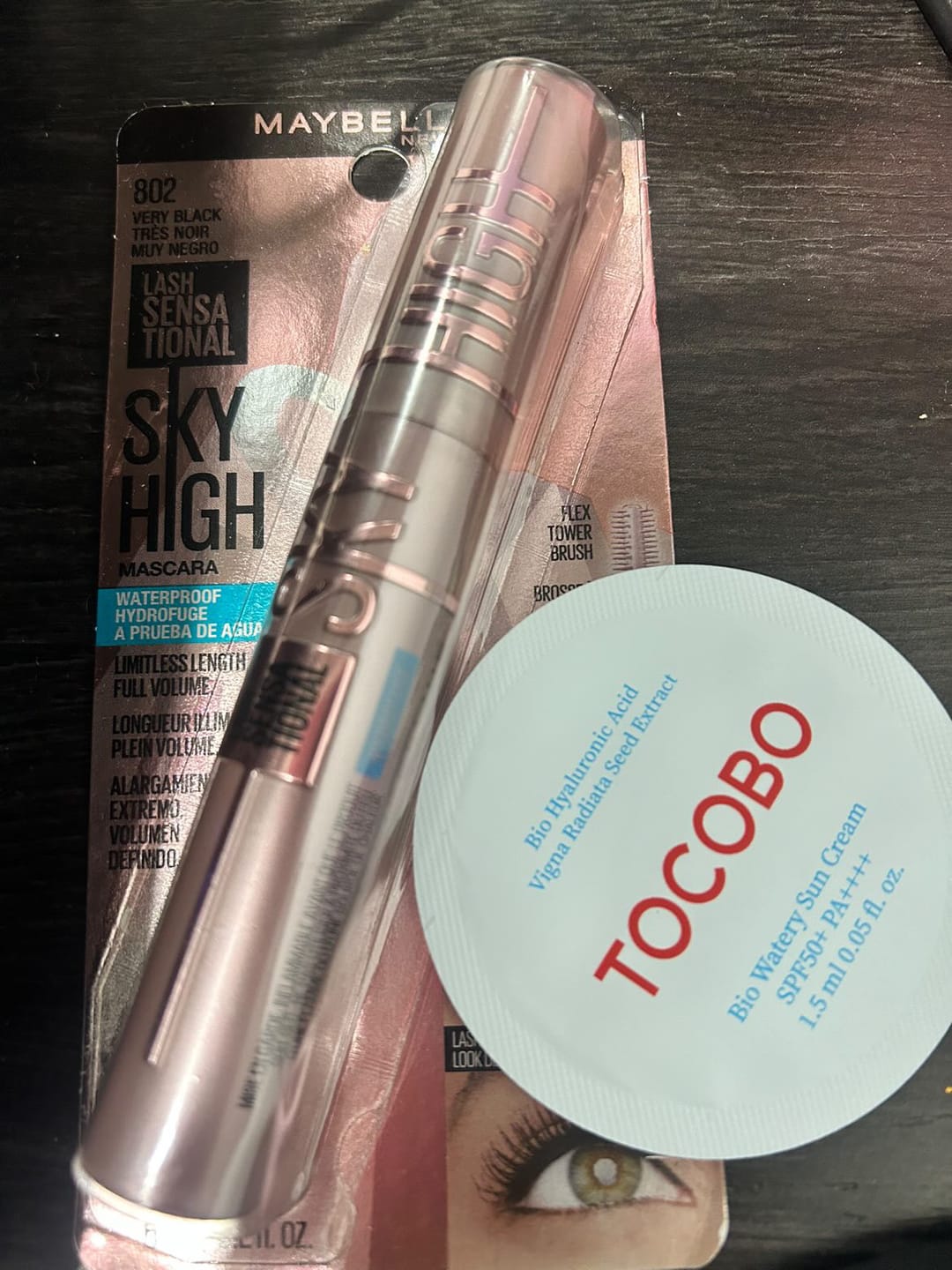 Customer photo review of Maybelline Lash Sensational Sky High Mascara