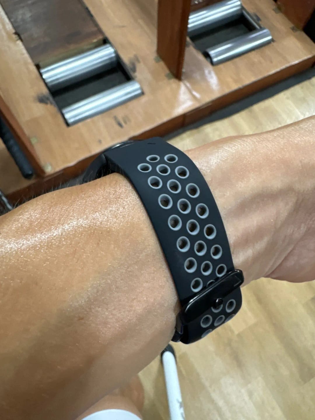 Customer photo review of Garmin Silicone Band - Breathable QuickFit Sports Strap