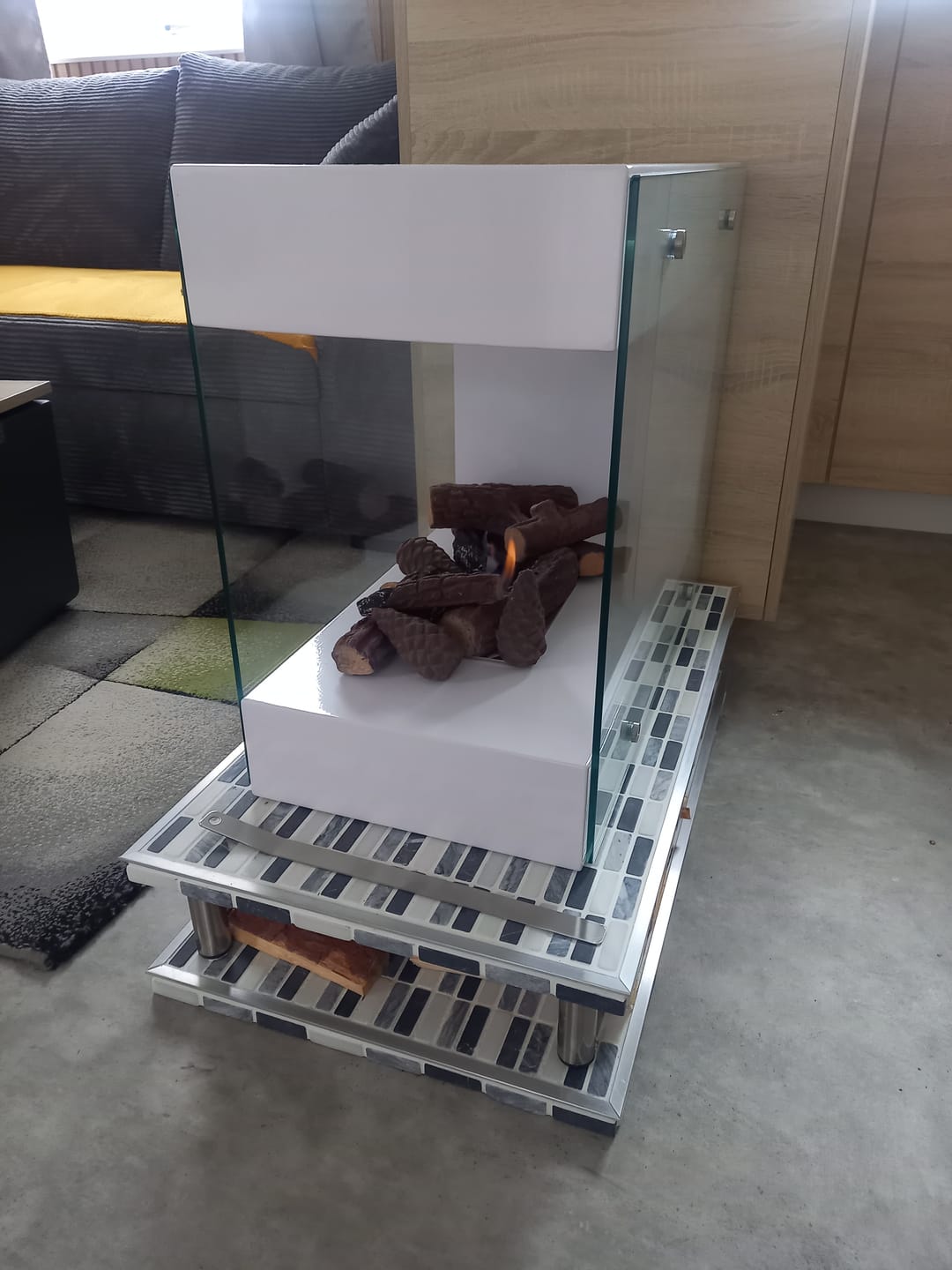 Customer photo review of Bioethanol Standkamin - Torino