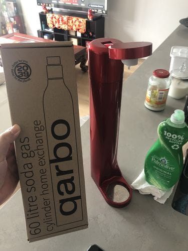 Customer photo review of qarbo*gas 60L CO2 Cylinder Home EXCHANGE - twin pack