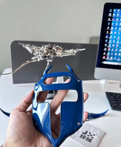Customer photo review of Innovative Mechanical Steampunk Style Manta Ray 3D Metal Model