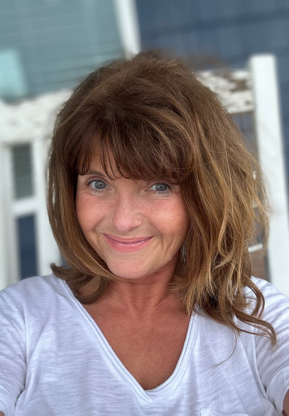 Customer photo review of Light Brown Straight DIY Hair Extensions Home Kit