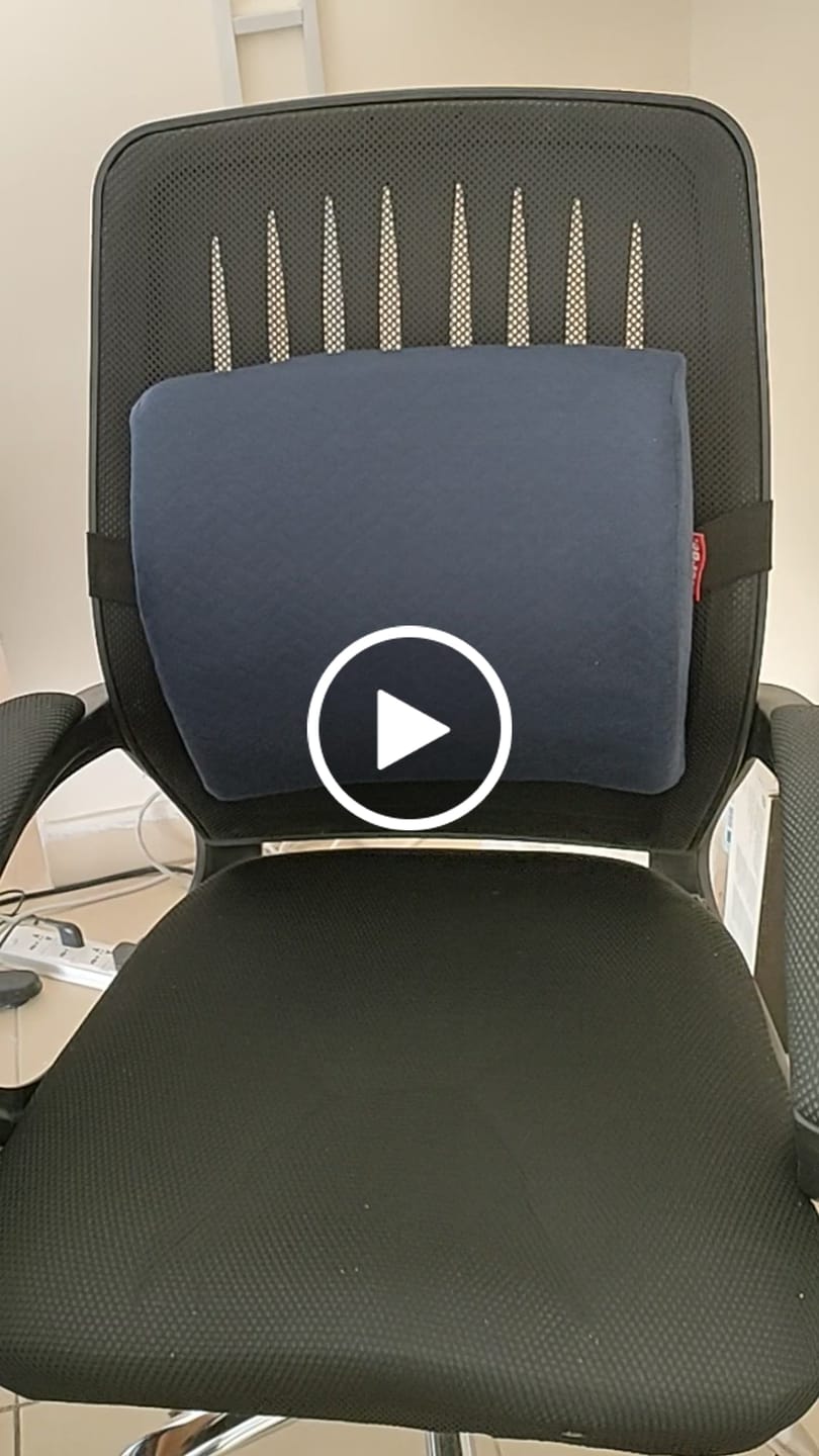 Customer video review of Back Support Pillow - Rolo