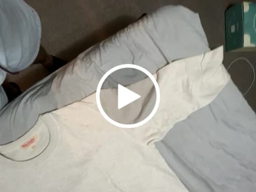 Customer video review of Loopwheel Long Sleeve Cotton T-Shirt