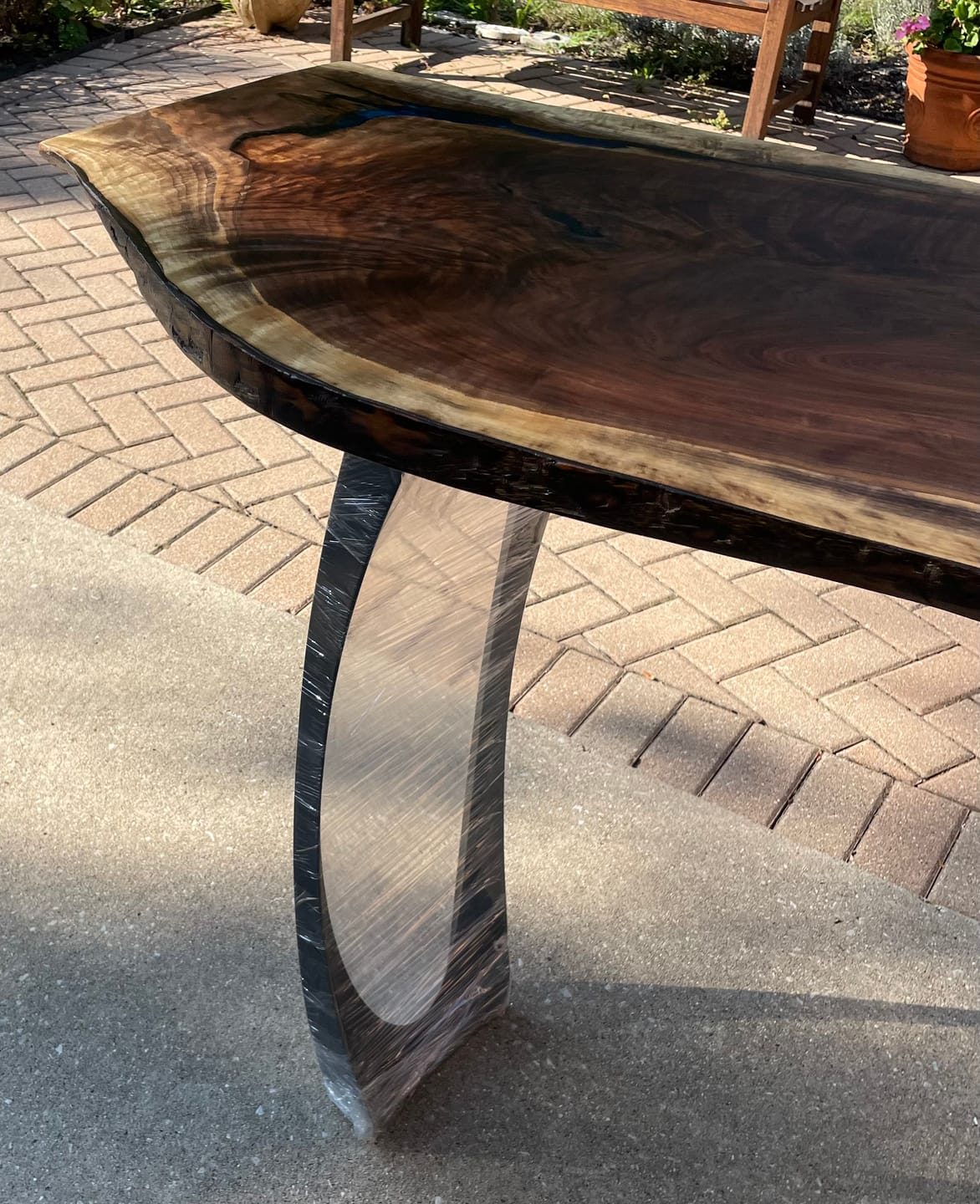 Customer photo review of Counter Table Legs 603 Cleo 34H Modern DIY Furniture