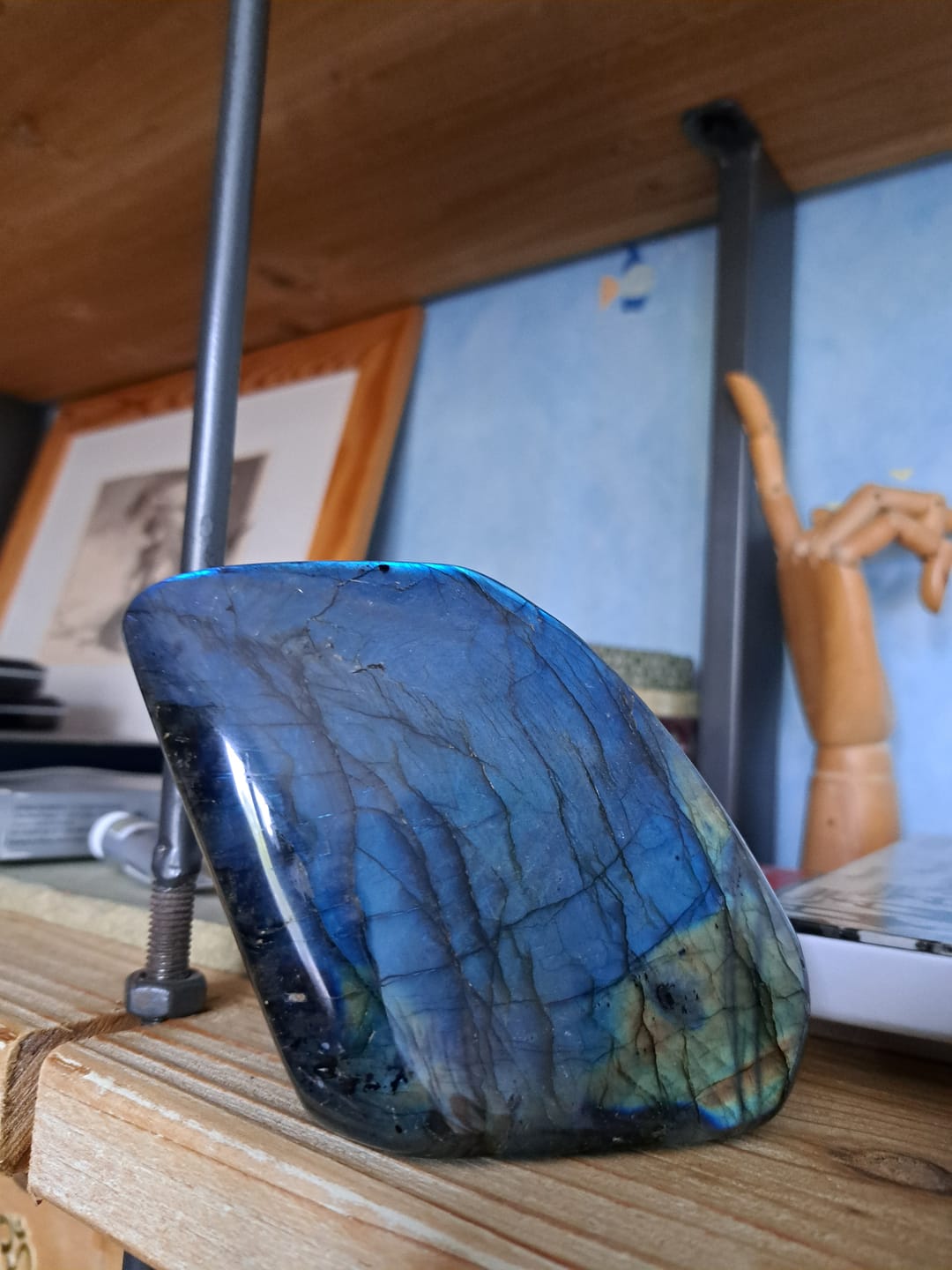 Customer photo review of Bloc labradorite
