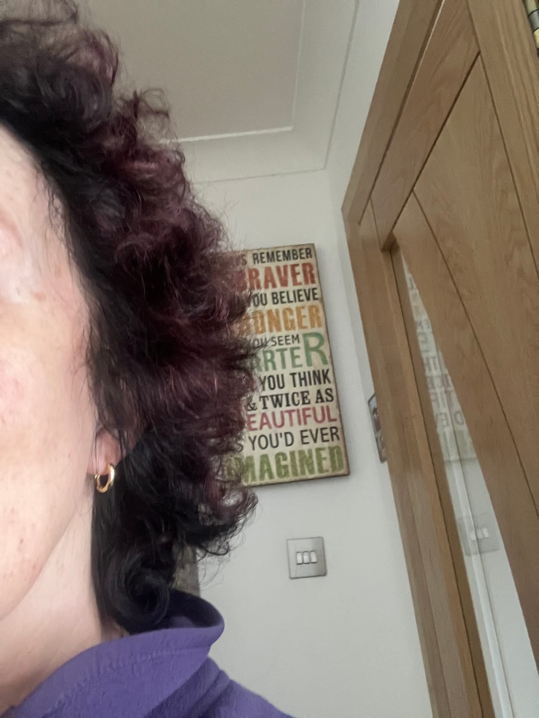 Customer photo review of Small Hoops in Gold