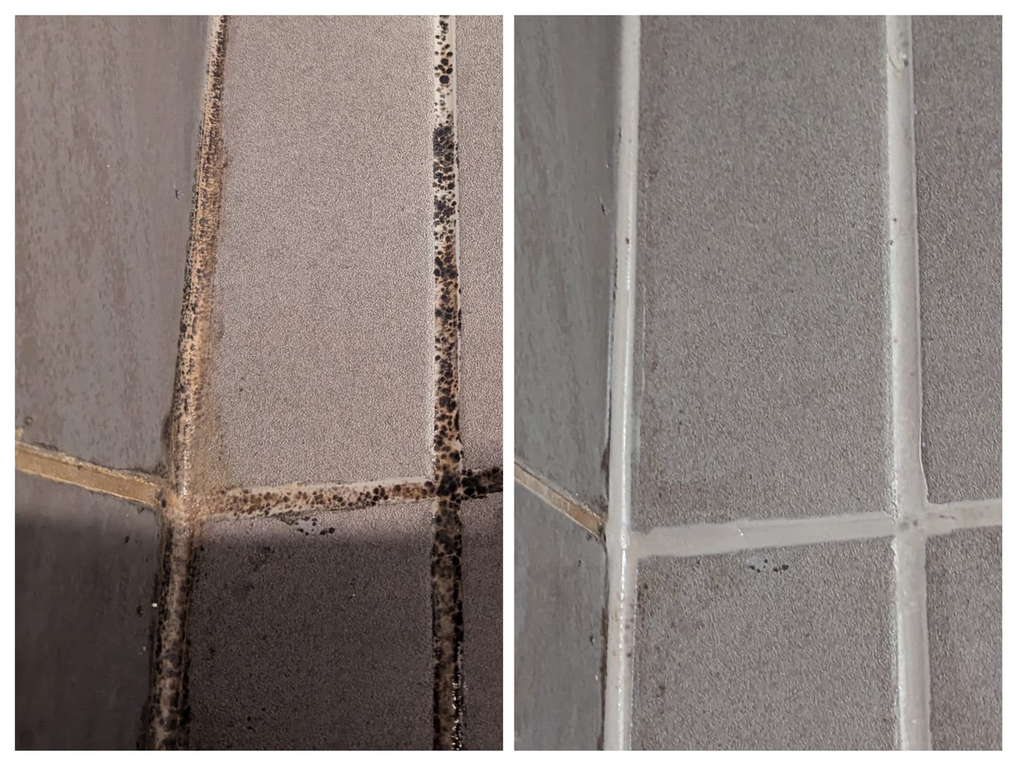 Customer photo review of GLASSGUARD® Glass Restoration Stain Remover Diamond Edition