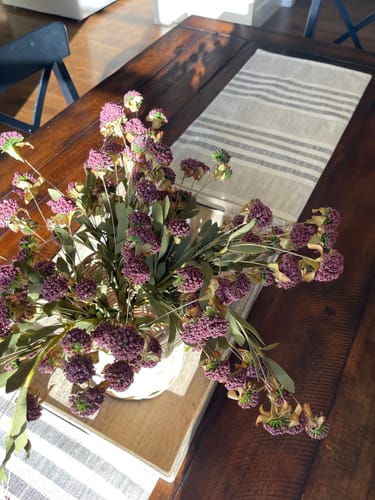 Customer photo review of Hartford Table Runner