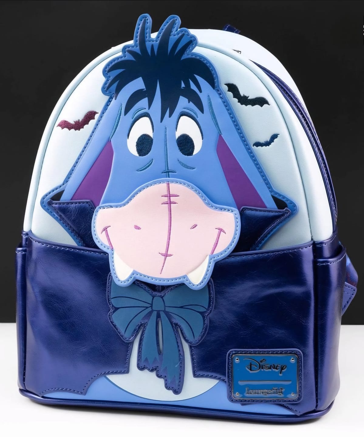 Customer photo review of Loungefly Disney Winnie The Pooh Vampire Eeyore Cosplay Mini Backpack - 707 Street Exclusive