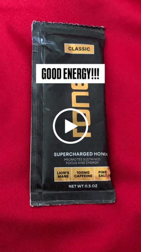 Customer video review of ***PRE-SALE*** (15-Pack) SuperCharged Honey Packets