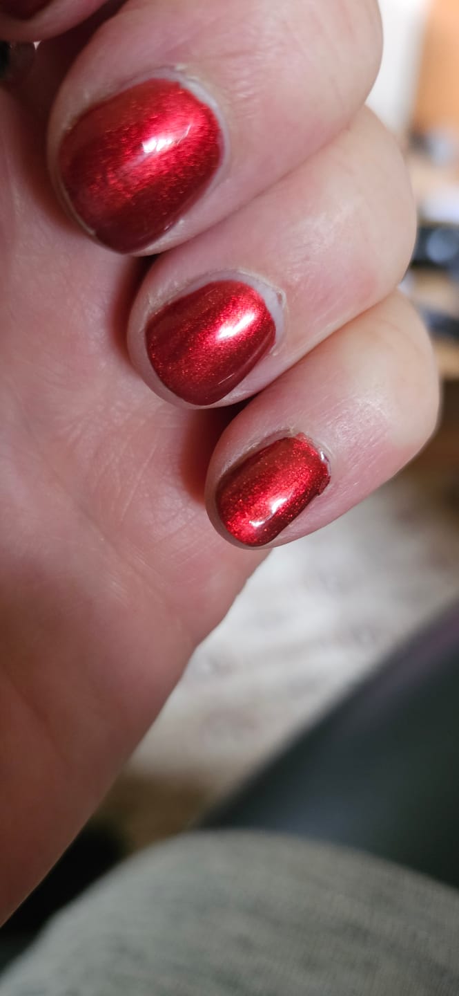 Customer photo review of Gellak Top Coat Studios Didier Super Shiny No Wipe