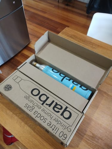 Customer photo review of qarbo*gas 60L CO2 Cylinder Home EXCHANGE - twin pack