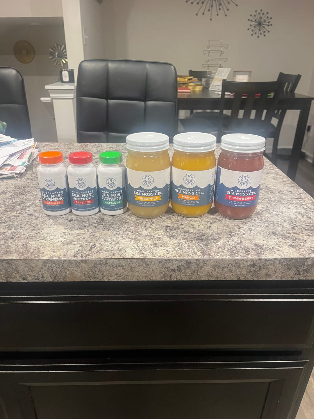 Customer photo review of Flavored Sea Moss Gel Trio Bundle