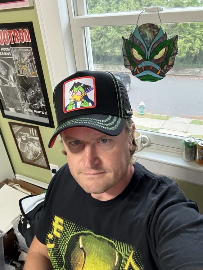 Customer photo review of OVERLORD X Count Duckula: Duckula Trucker Cap
