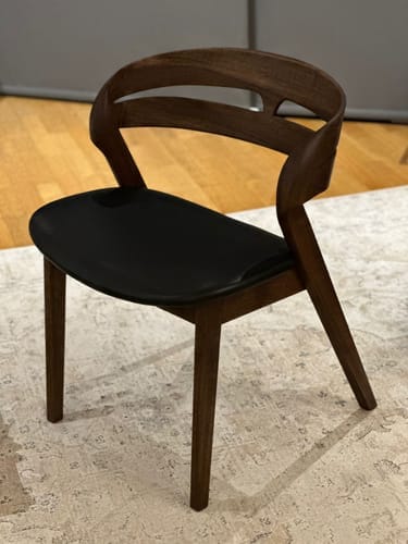 Customer photo review of Creo Walnut Dining Chair