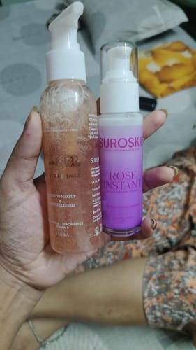 Customer photo review of Rose Instant - AHA BHA Enzyme Face Scrub