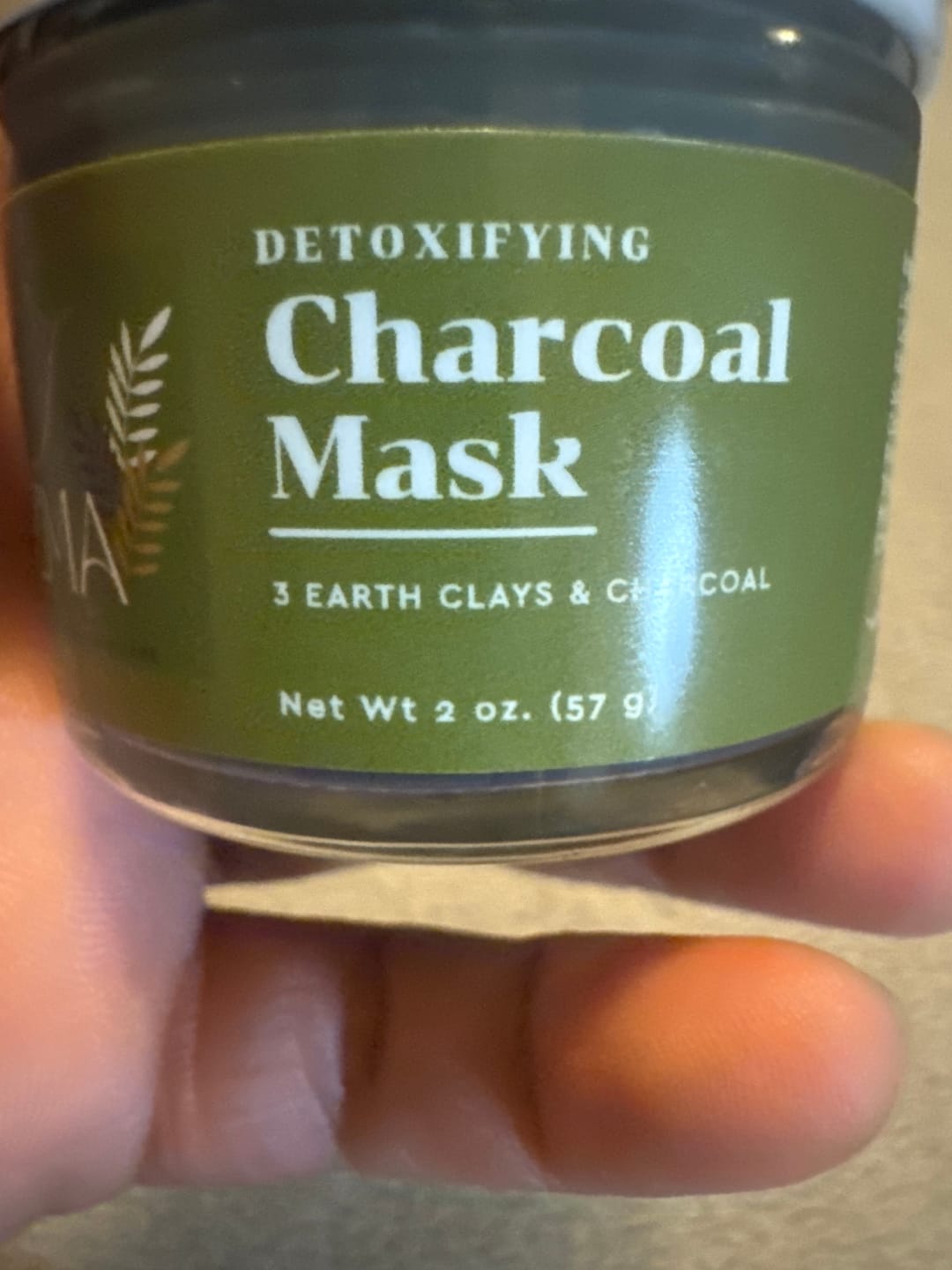 Customer photo review of Detoxifying Charcoal Mask