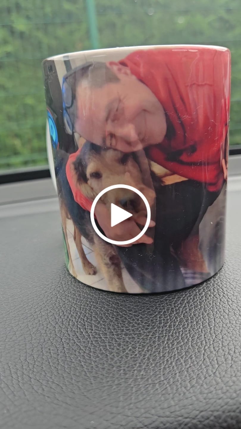 Customer video review of Mug personnalisable