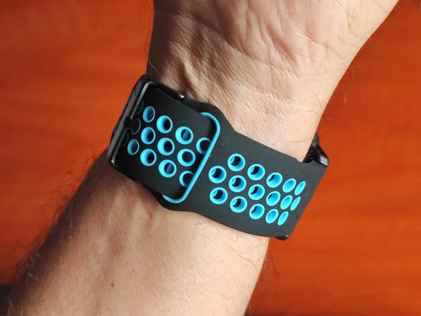 Customer photo review of Garmin Silicone Band - Breathable QuickFit Sports Strap