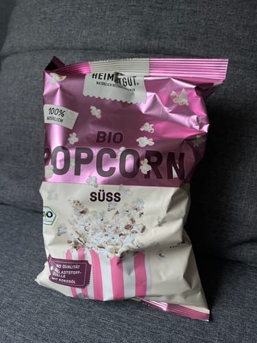 Customer photo review of Bio Popcorn Süß