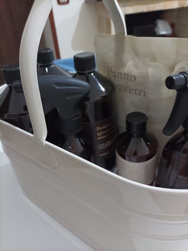 Customer photo review of Caddy Crema - Cestello porta prodotti per la pulizia