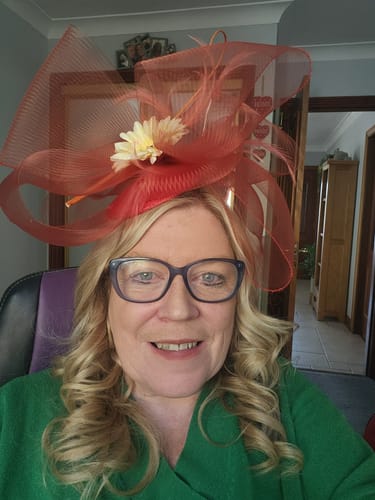 Customer photo review of Budget Satin Headband 3.5cm HB009