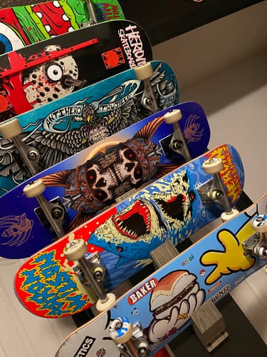 Customer photo review of Powell Peralta Pro Andy Anderson Heron 2 Flight Skateboard Deck - Egg Shape 301 - 8.7 x 32.3 K20