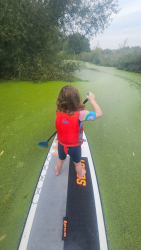 Customer photo review of Loco Scout Air Inflatable Paddleboard 13′ x 31"