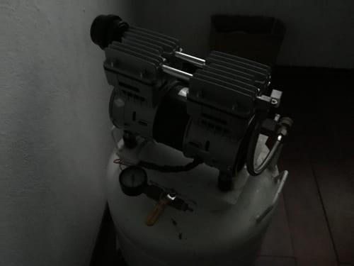 Customer photo review of Cabezal Compresor Libre De Aceite 1hp 116 Psi 1680 Rpm