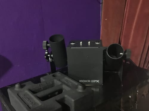 Customer photo review of MOKA SFX MK-CN03 2-Head Electric Confetti Cannons Machine