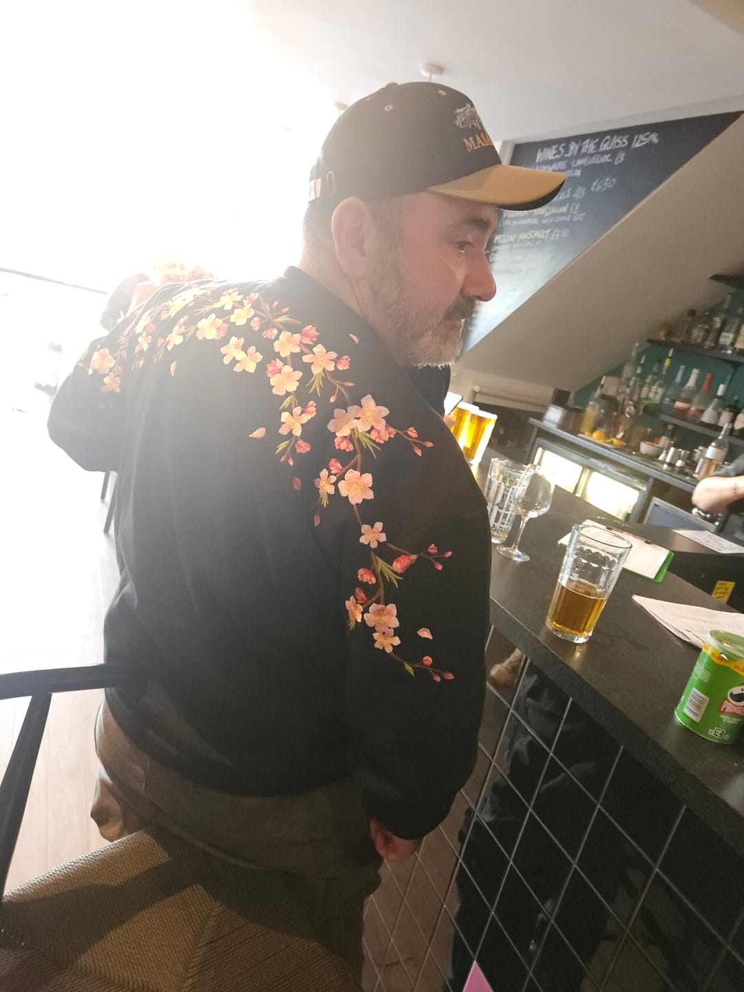 Customer photo review of Sakura Embroidered Sweatshirt