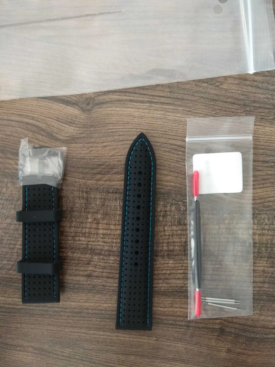 Customer photo review of Suunto Silicone Band - Breathable Patterned Design