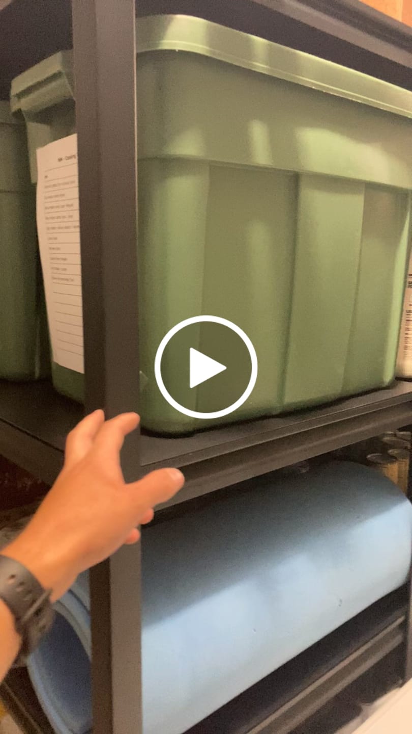 Customer video review of REIBII 5-Tier 72" H Garage Shelving, 3000LBS Adjustable Metal Shelving Unit, Storage Shelves For Warehouse, Basement & Industrial