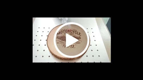 Customer video review of Cloudray EC-30 LiteMarker Pro 30W CO2 Laser Marking Engraver with 8.3"X 8.3" Scan Area