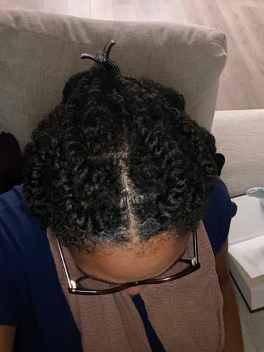 Customer photo review of Reconstructing Deep Conditioner