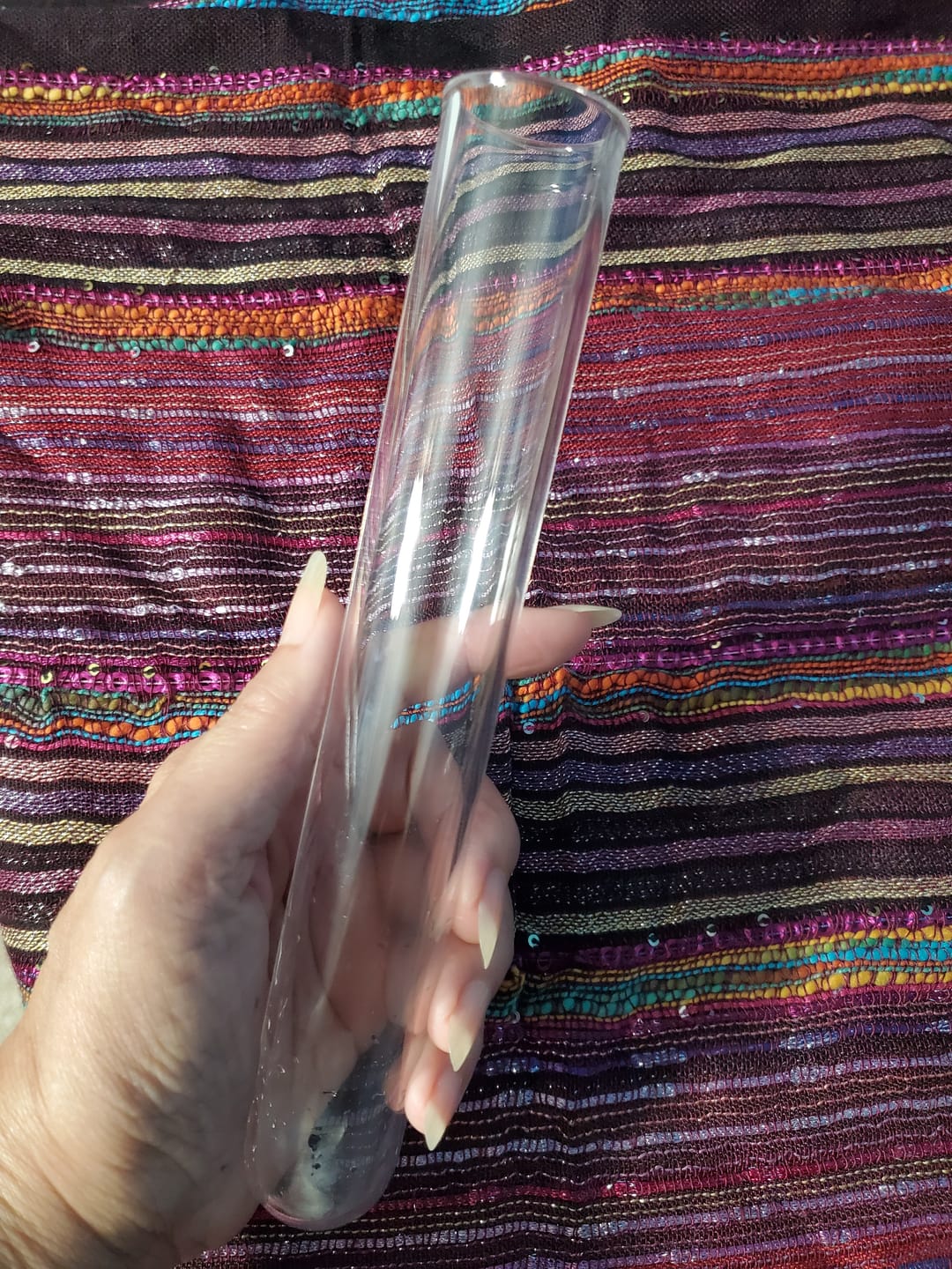 Customer photo review of Pure Quartz Test Tube