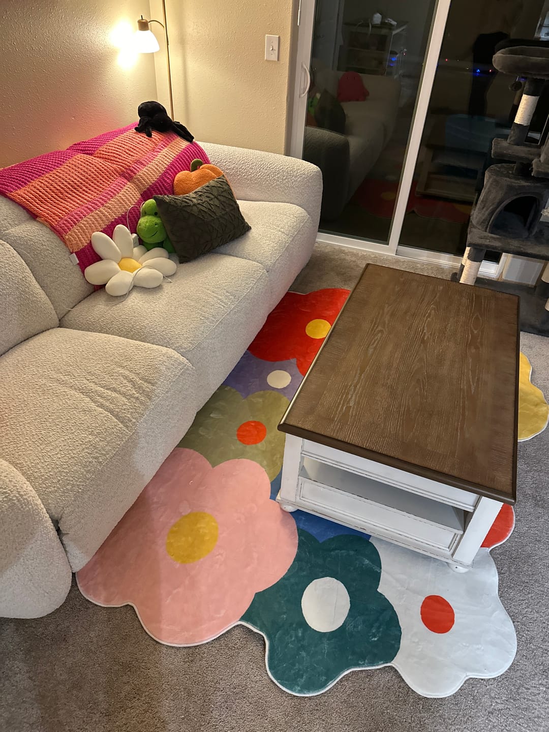 Customer photo review of Funky Flowers Rug
