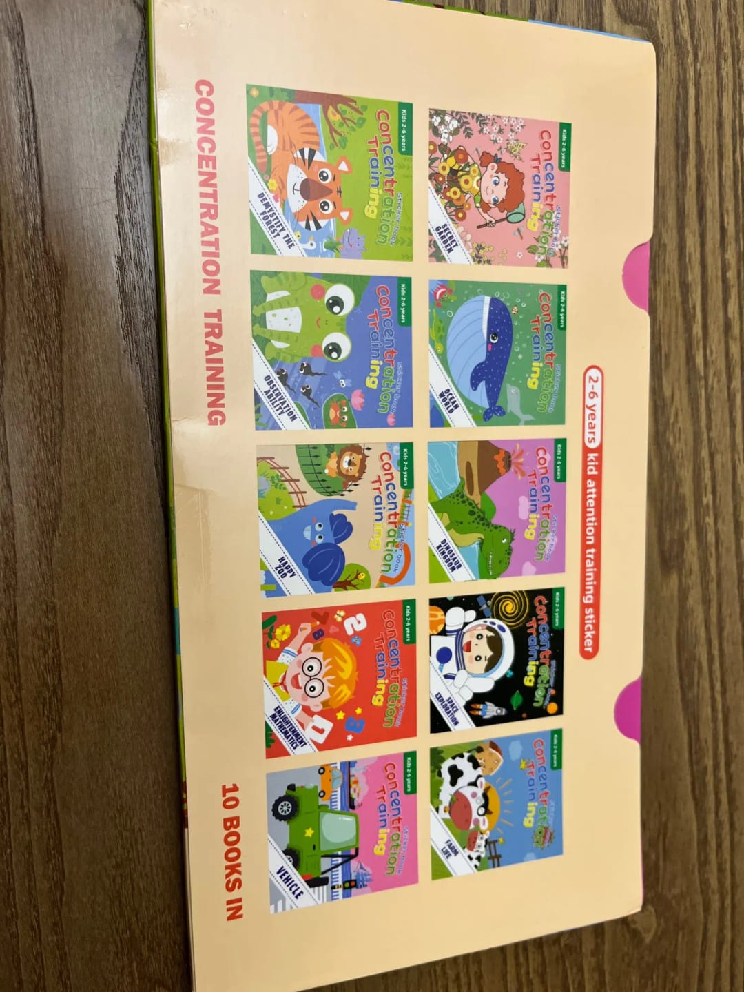 Customer photo review of Educational Tool Concentration Training Sticker Books