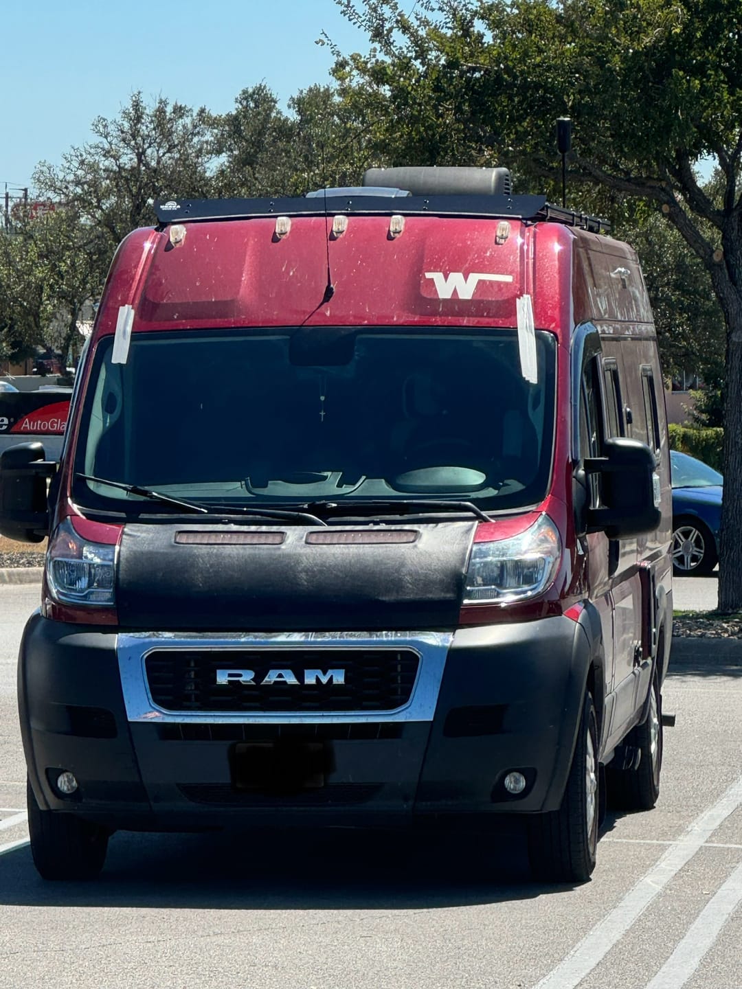 Customer photo review of Ram ProMaster Roof Rack -  8020 - 159