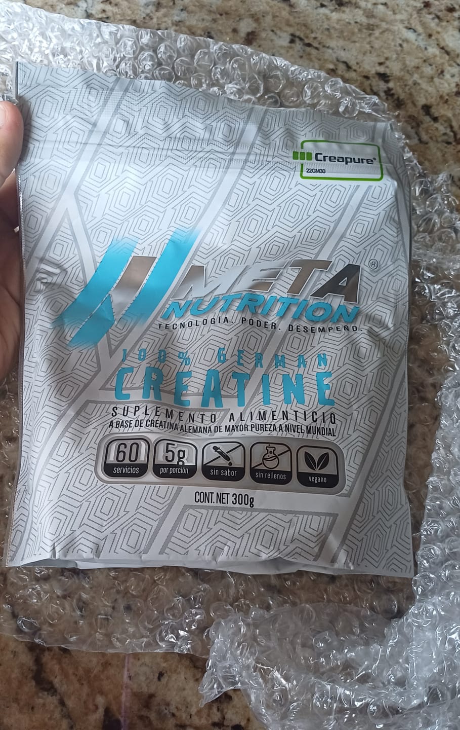 Customer photo review of 100% German Creatine - Made of Creapure®