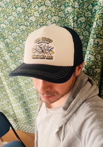 Customer photo review of Big Foam Trucker Hat