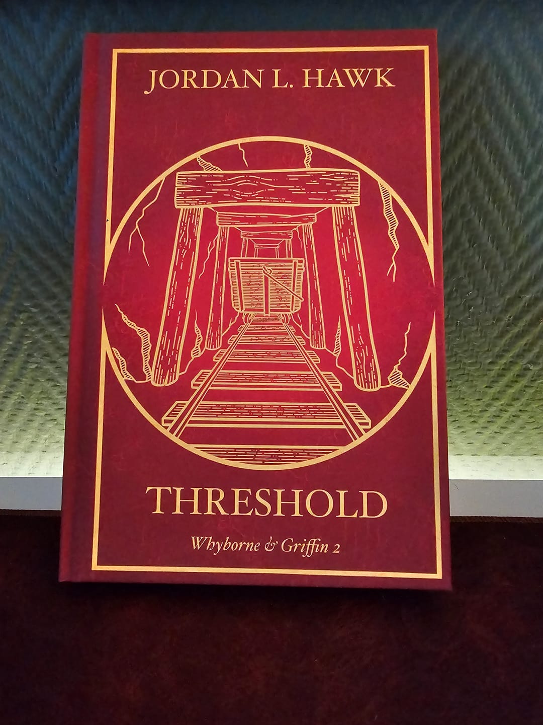 Customer photo review of Threshold (Whyborne & Griffin 2) - HARDCOVER