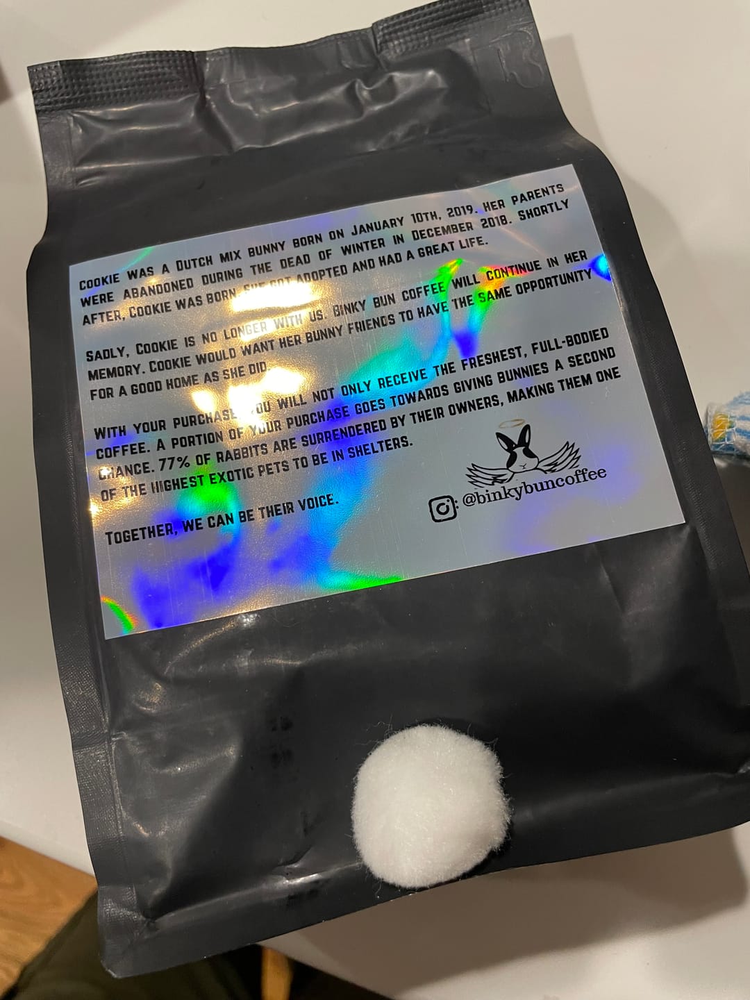 Customer photo review of Brownie Batter (Bean)