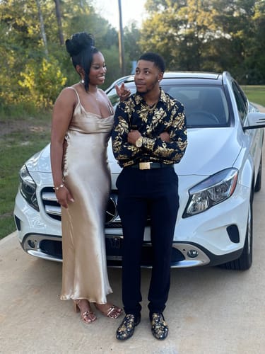 Customer photo review of Champagne Dress