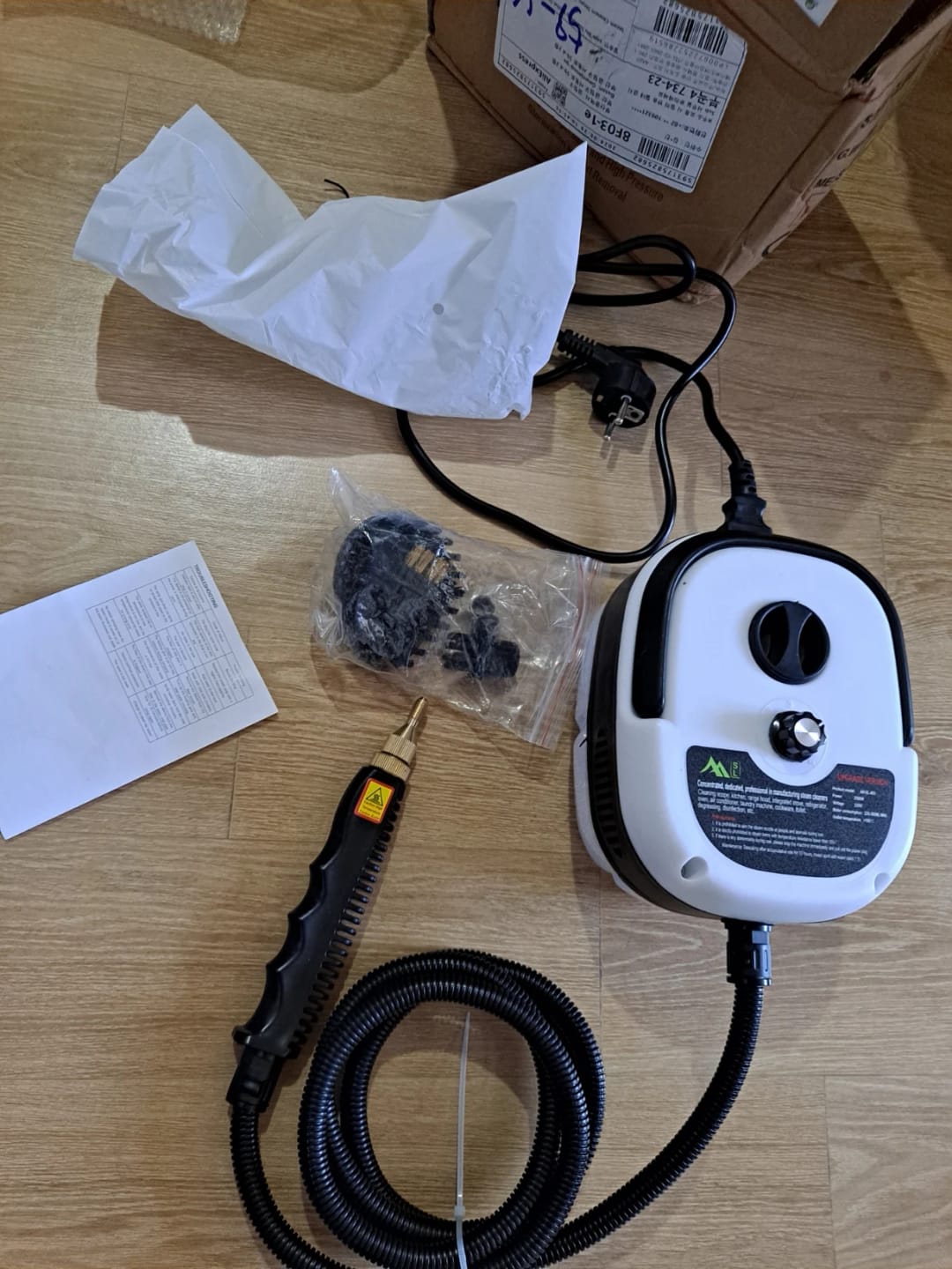 Customer photo review of High Pressure Steam Cleaner