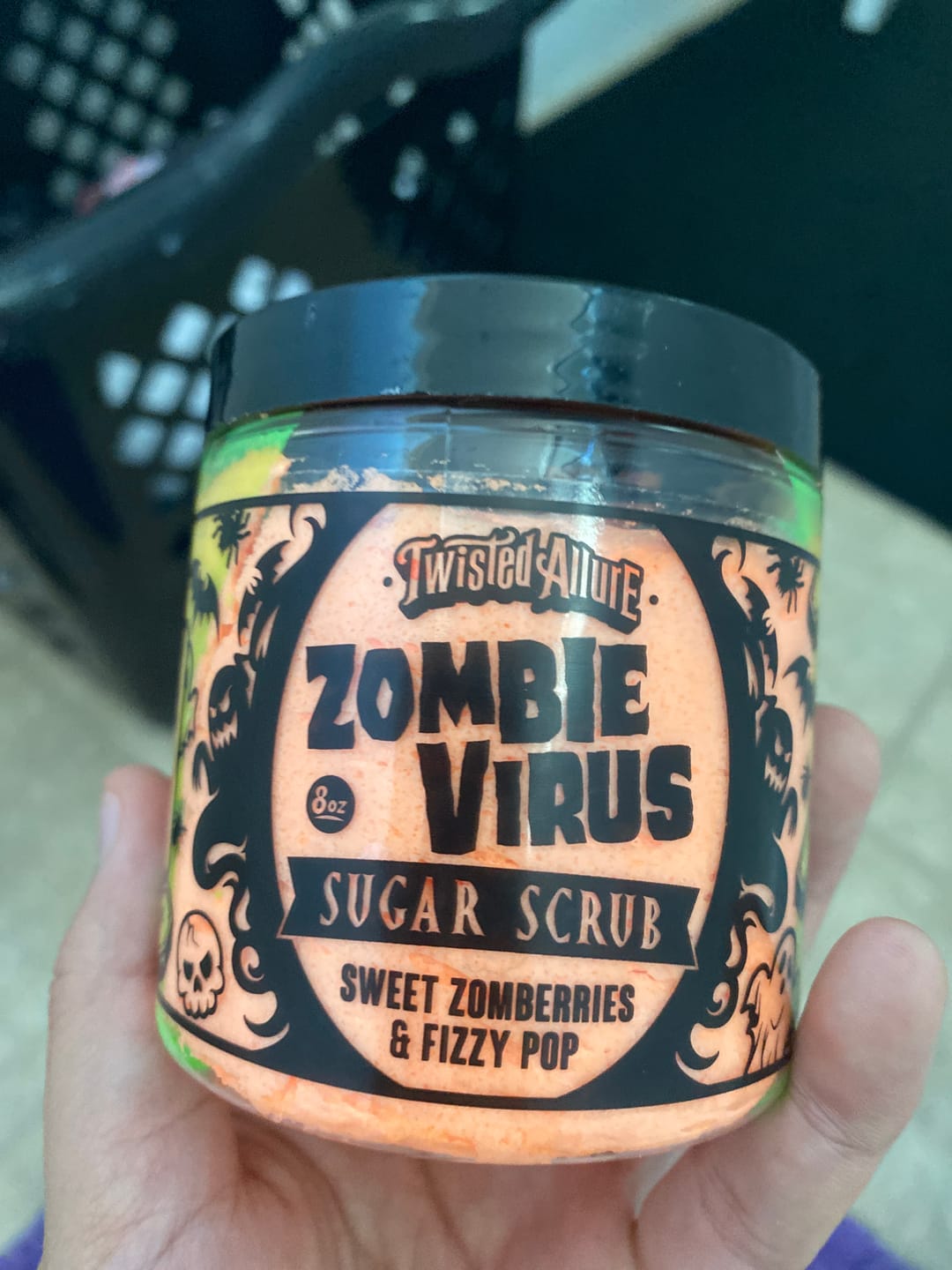 Customer photo review of Zombie Virus Sugar Scrub