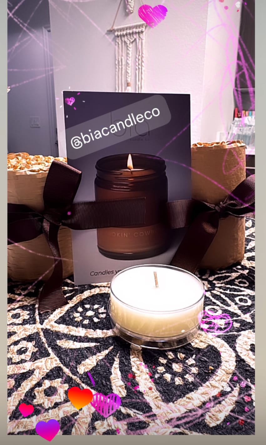 Customer photo review of Best Sellers Duo: Amber Santal & Smokin’ Cowboy