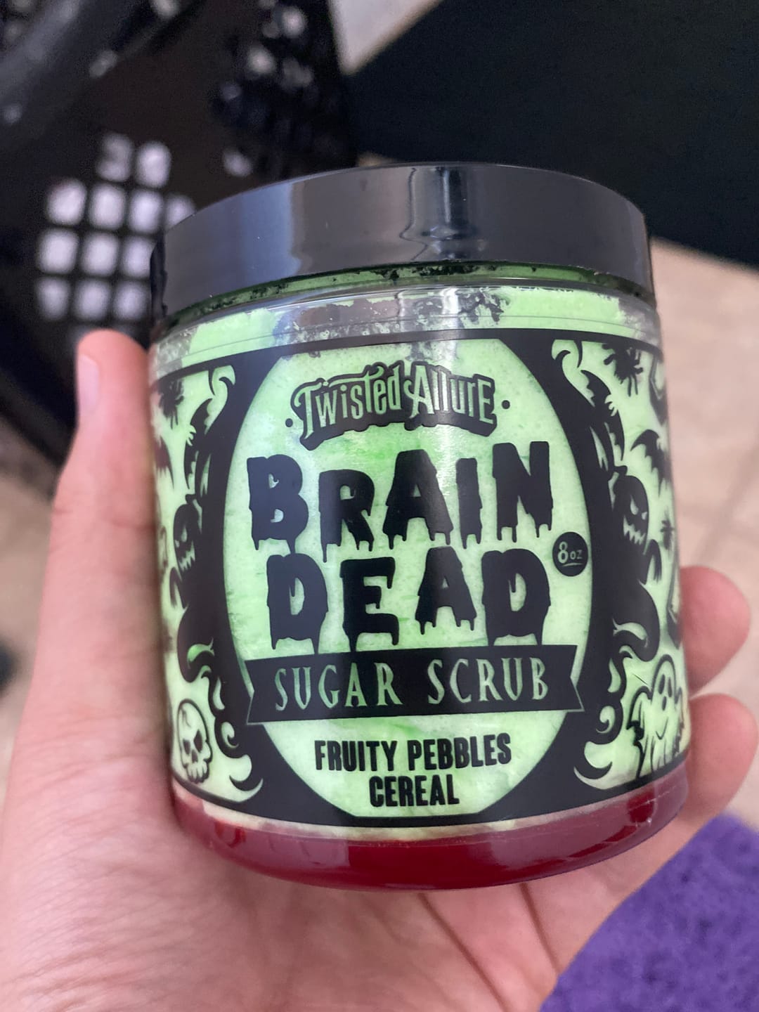 Customer photo review of Brain Dead  Sugar Scrub