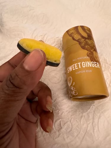 Customer photo review of North Carolina Sweet Ginger Rub